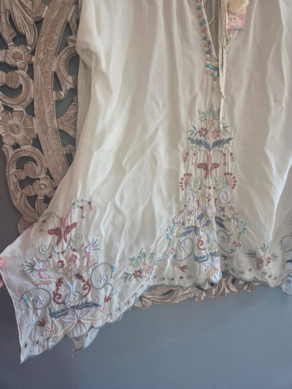 Johnny Was LENA TUNIC shell size small - Picture 4 of 9